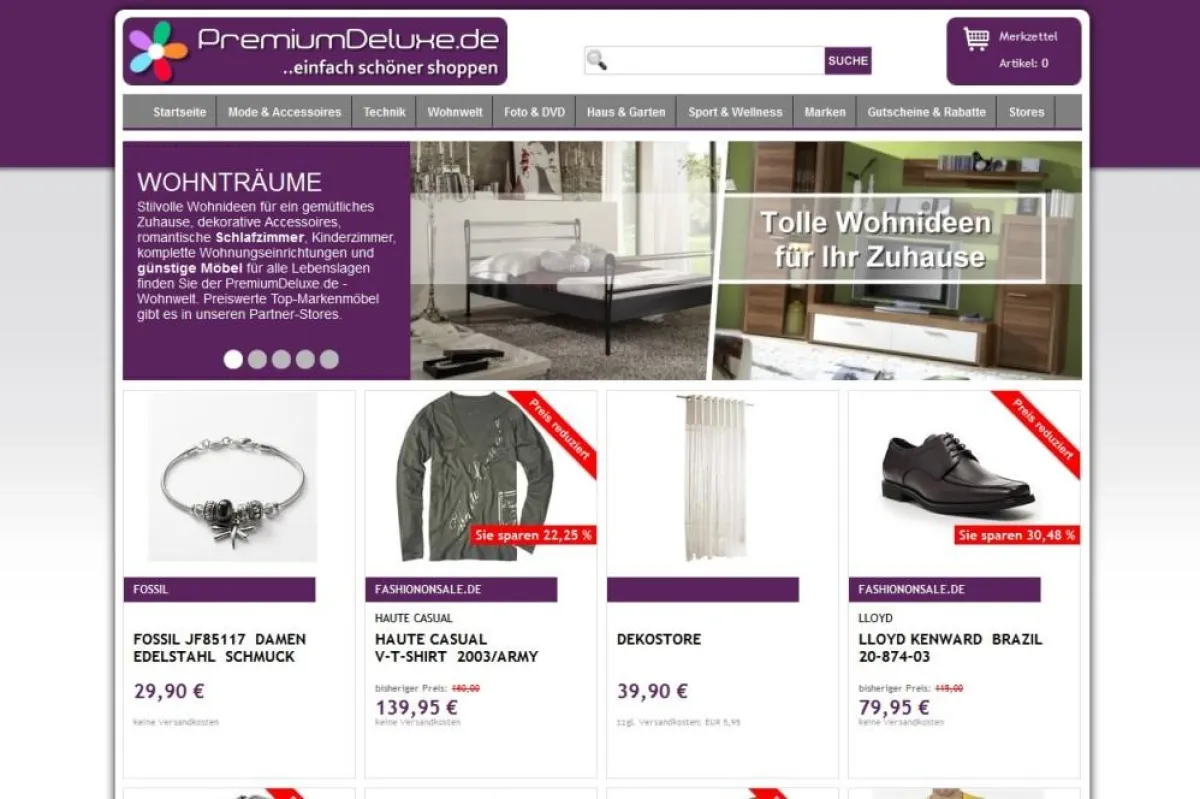 Relaunch Premiumdeluxe.de