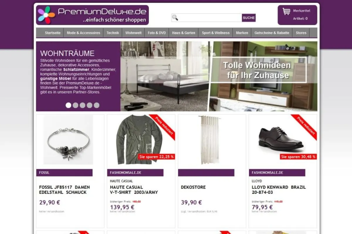 Relaunch Premiumdeluxe.de