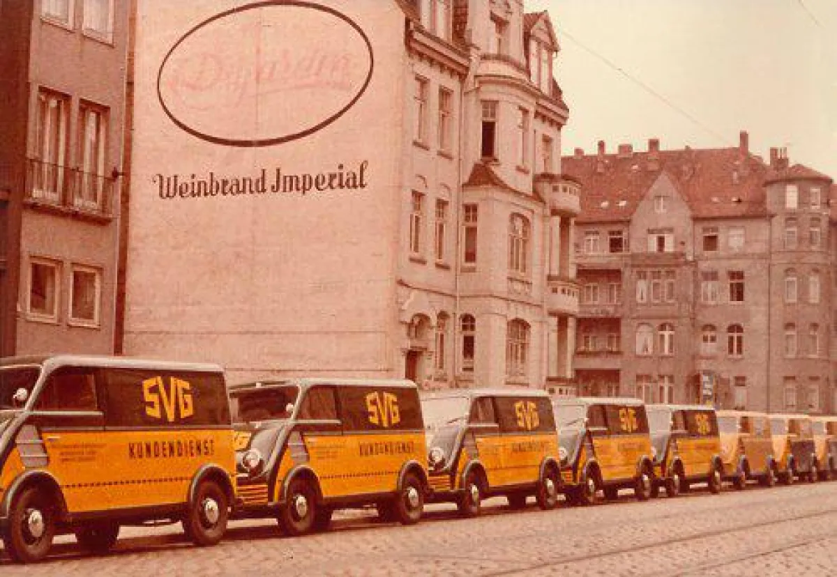 Schon früh im Dienste des Verkehrsgewerbes unterwegs: die SVG Hannover.