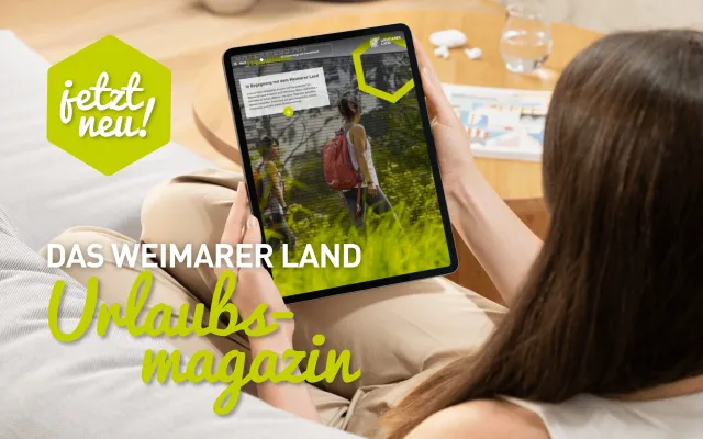 Bild: Digitales Urlaubsmagazin „Gemeinsam Reisen im Weimarer Land“ startet am 15. August