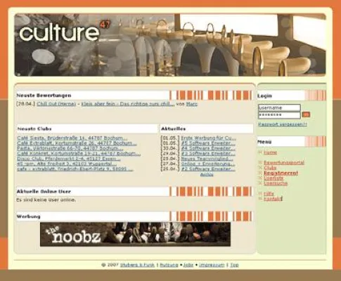 Culture47.de - Das neue Club, Kultur und Lifestyle Community Portal Bild: Culture47.de - Das neue Club, Kultur und Lifestyle Community Portal