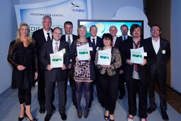 Bild: Volkswagen Leasing und NABU verleihen Umwelt-Award DIE GRÜNE FLOTTE
