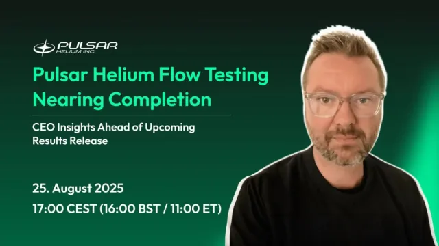 Bild: Nicht verpassen: Heute Live-Webinar mit Pulsar Helium-CEO Thomas Abraham-James!