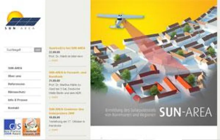 Solarkataster zeigen Solarpotenzial von Gebietskörperschaften Bild: Solarkataster zeigen Solarpotenzial von Gebietskörperschaften