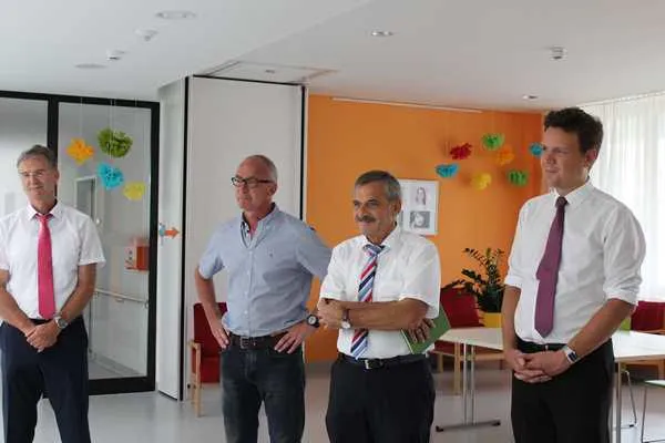 Bild: Landrat Sievers besichtigt die Bildungs-, Begegnungs- und Förderstätte (BBF) Bad Waldsee