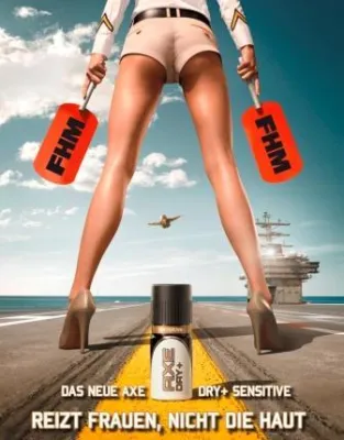 Bild: AXE und FHM machen Print dreidimensional