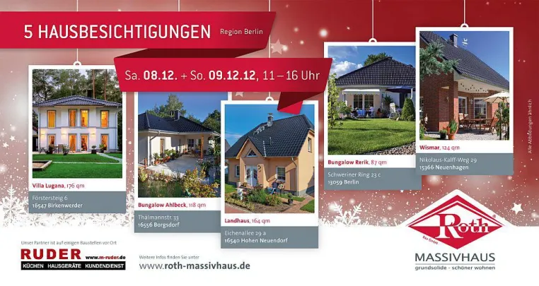Bild: Nächstes Weihnachten im eigenen Haus