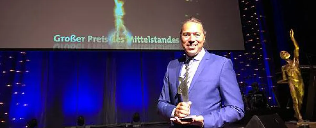 GF Frank Grädler auf der Auszeichnungsgala in Dresden