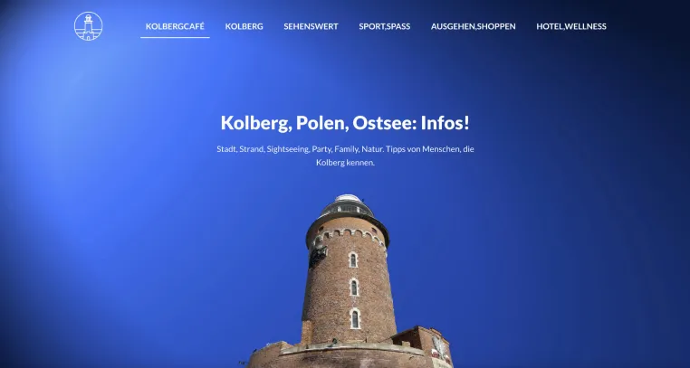 Bild: Kolberg an der polnischen Ostseeküste: Gut informiert in den Urlaub mit der Internetseite Kolberg-Cafe
