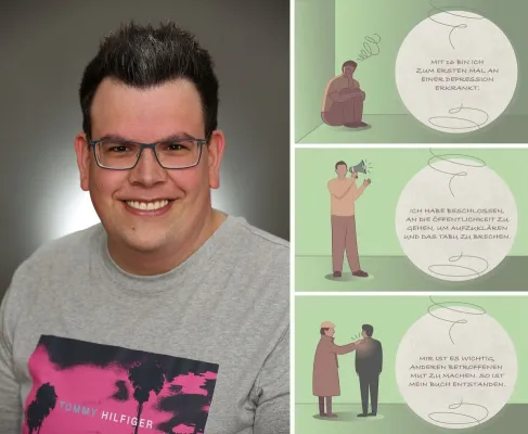 Bild: Jochen Schulz sucht Unterstützung, um sein Buch über Depressionen zu veröffentlichen