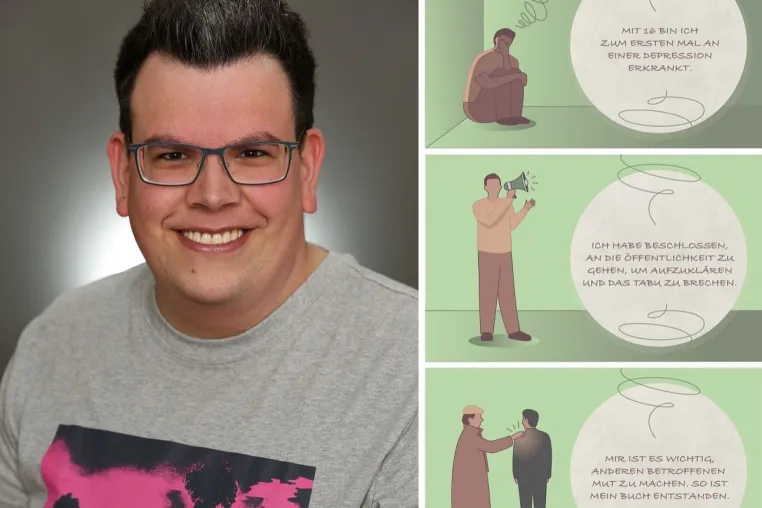 Bild: Jochen Schulz sucht Unterstützung, um sein Buch über Depressionen zu veröffentlichen