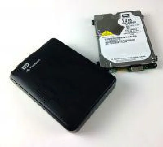 Bild: WD My Passport Daten retten. Verschlüsselte Festplatte.