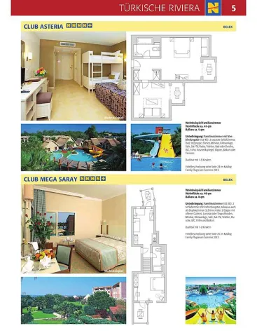 Neu im Familienkatalog: Grundriss der Hotelzimmer Bild: Neu im Familienkatalog: Grundriss der Hotelzimmer