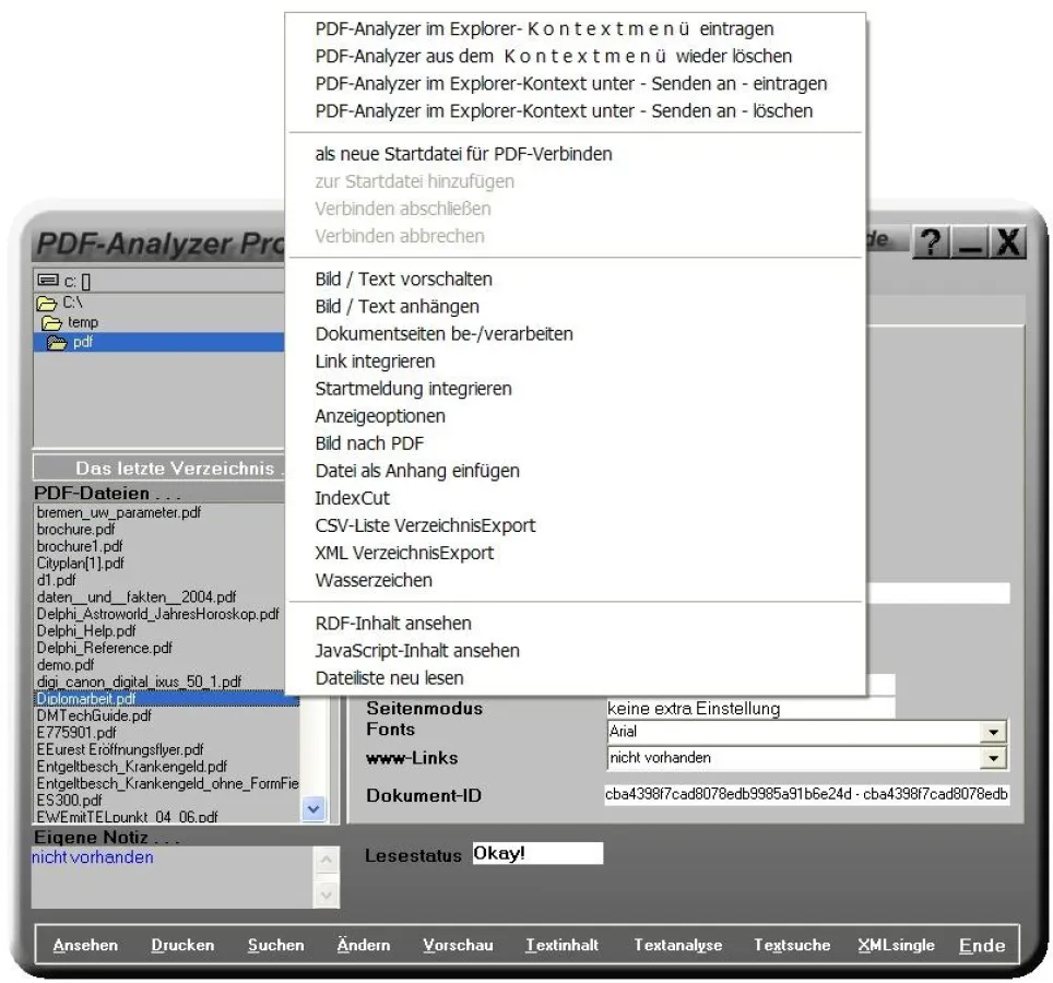 PDF-Analyzer Pro 3.0