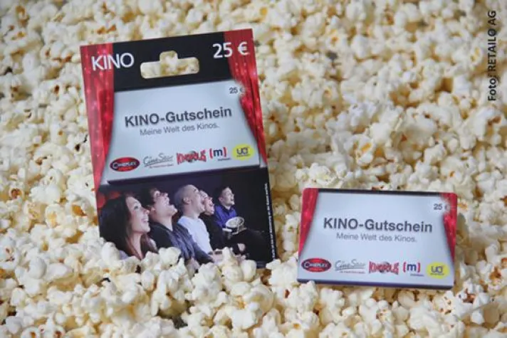 Bild: E-Geld Karten für Kino und Shopping