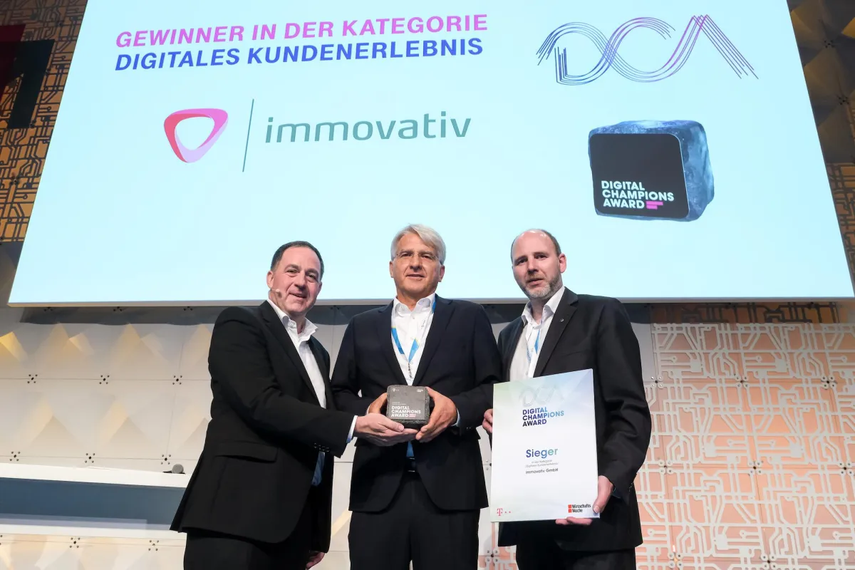 Preisverleihung des Digital Champions Awards im Rahmen der DigitalX midwest in Offenbach. Laudator P