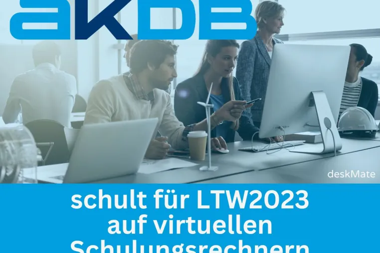 AKDB macht Verwaltungsmitarbeiter für Landtagswahl mit deskMate fit Bild: AKDB macht Verwaltungsmitarbeiter für Landtagswahl mit deskMate fit