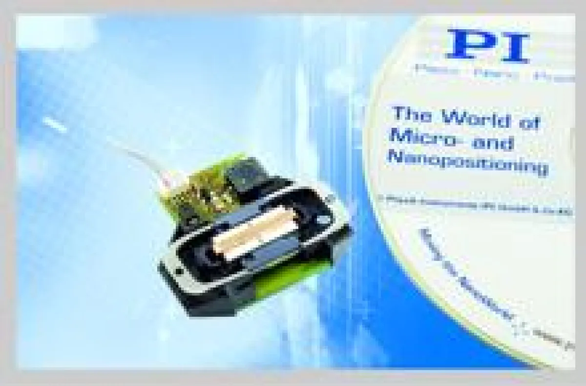 Voll funktionsfähig auf kleinstem Raum: Der Kleinst-Piezomotor ist direkt auf der Treiberelektronik-Platine montiert