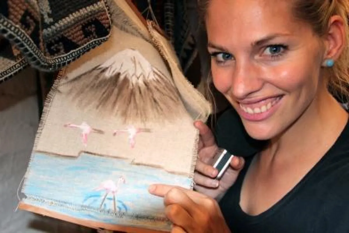 Eine große Entdeckung von Frau Schlaumeier: Flamingos in der Atacama-Wüste in Chile.