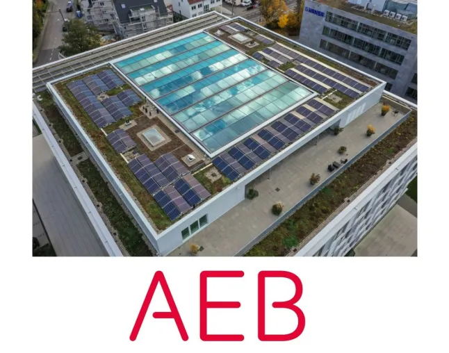 Bild: AEB ist klimaneutral und will die CO2-Emissionen bis Ende 2023 um 25 % senken
