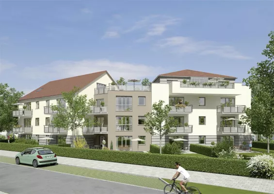 Bild: Merkur Bauträger präsentiert Neubauobjekt „Wohnen an der Sonnenstraße“ in Feldkirchen bei München