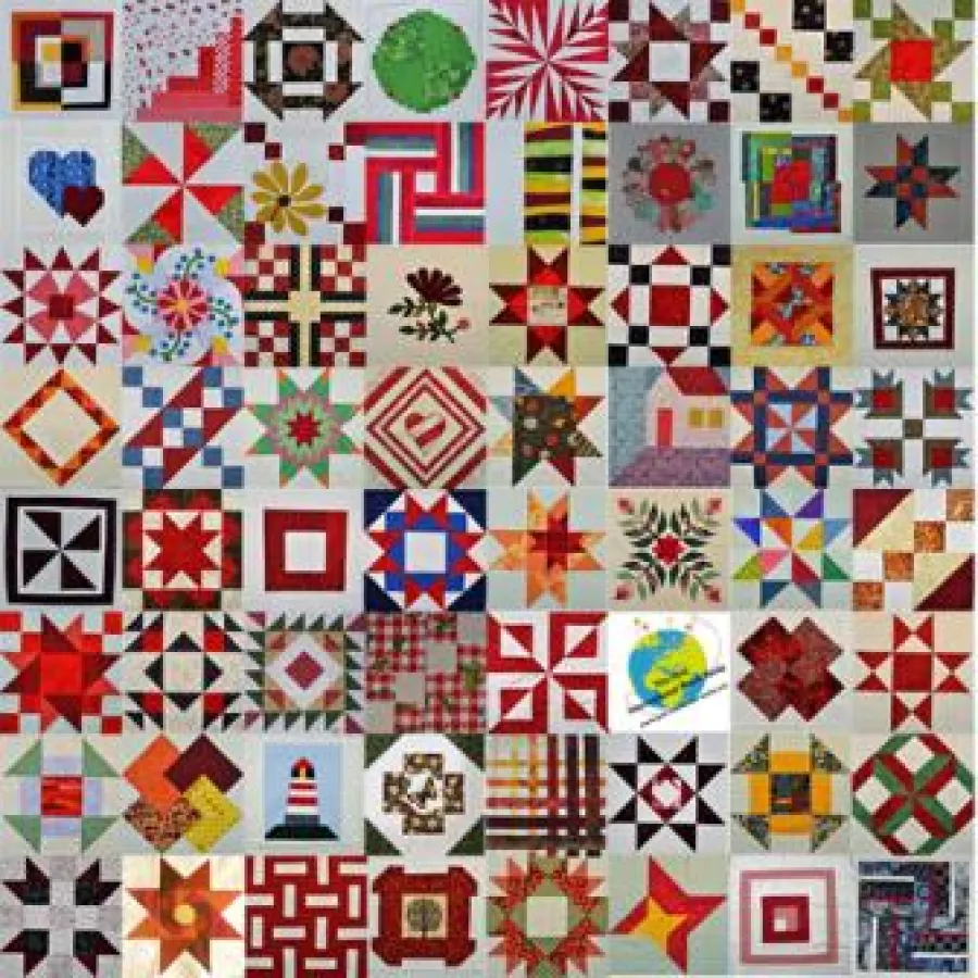 International Quilt Block Swap