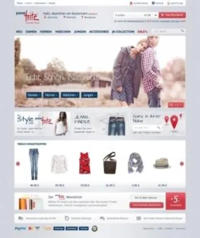 Bild: Mit jedem Klick ein Mode-Hit: JEANS FRITZ startet Online-Shop ab Oktober 2011