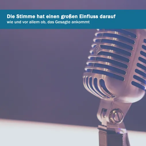 Bild: Der Klang der Stimme ist entscheidend für den Gesprächserfolg