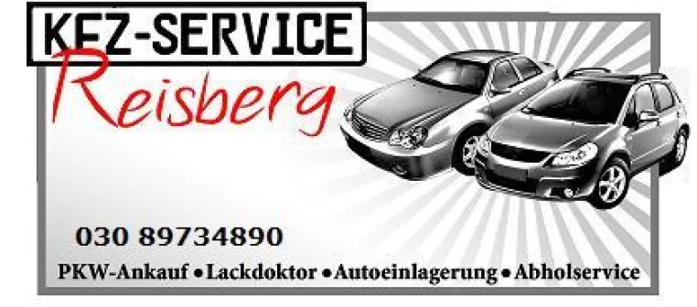 Autohandel-Karte am Auto Bild: Autohandel-Karte am Auto