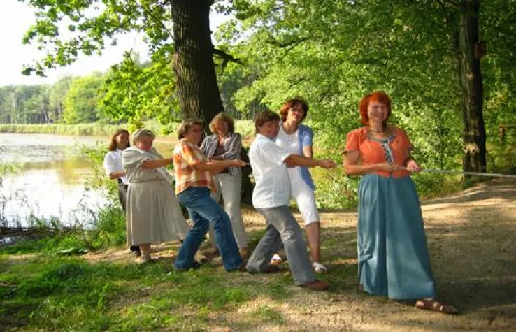 Bild: GästeführerInnen Dübener Heide - Tourismusmesse in Leipzig