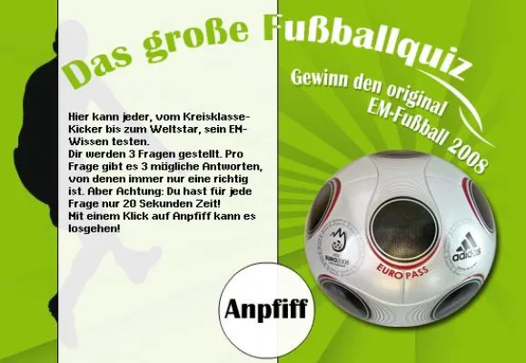 Bild: 5stargames.de verlost den original Spielball der UEFA Fußball-Europmeisterschaft 2008 von Adidas