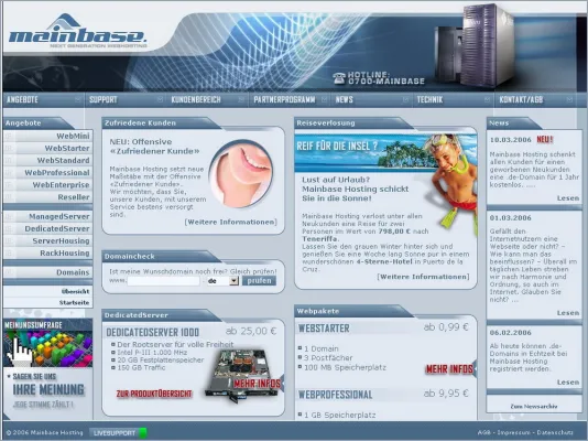 Mainbase Hosting: Die Familien-Homepage für nur 99 Cents Bild: Mainbase Hosting: Die Familien-Homepage für nur 99 Cents