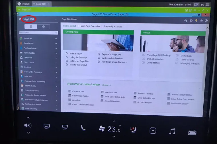 Bild: Native Apps jetzt in einem Tesla nutzen