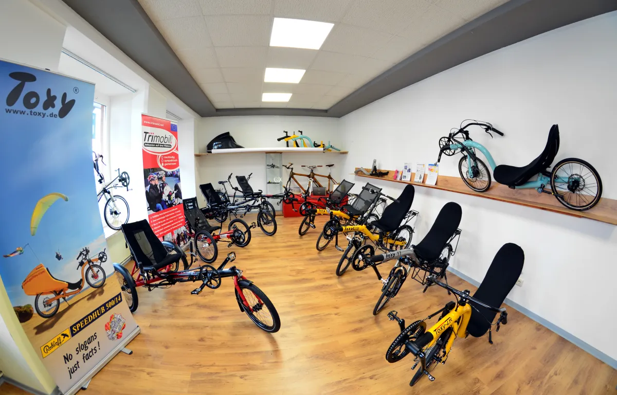 Spezial-Fahrrad Events 2023 mit den Premium Liegerad & E Dreirad Modellen im Norden (© Toxy Liegerad GmbH)
