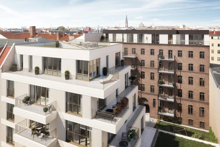 Bild: Vertriebsstart des Wohnbauprojektes COSYYARD in Prenzlauer Berg