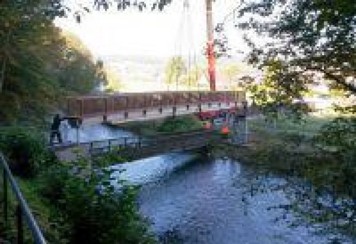 Das smarte Monitoring von Progeo bietet eine Früherkennung von Leckagen an der Brücke. (Foto: PROGEO)