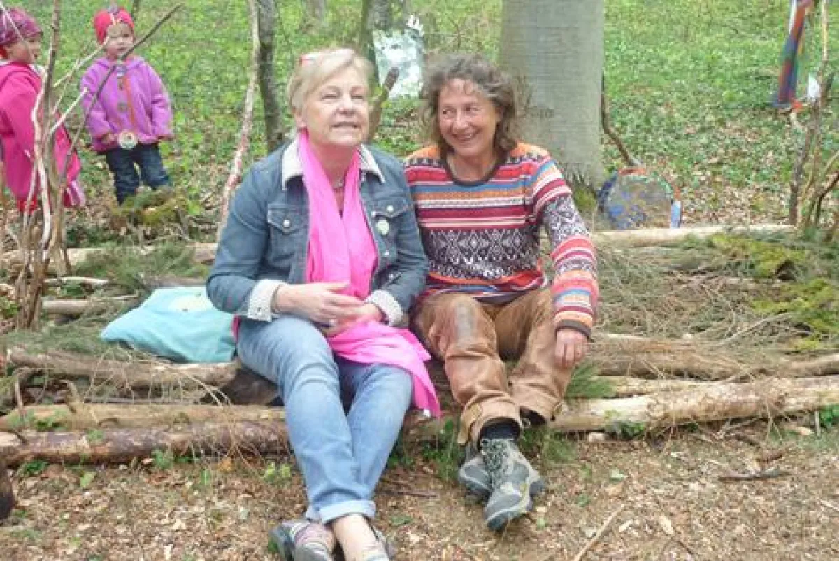 Frau Dr. Dürr beim Jubiläum der Waldwichtel Eningen