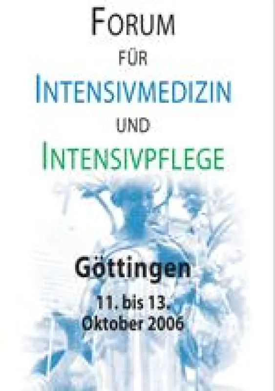 Titelseite Programm Forum für Intensivmedizin und Intensivpflege, Göttingen 11. bis 13.10.2006