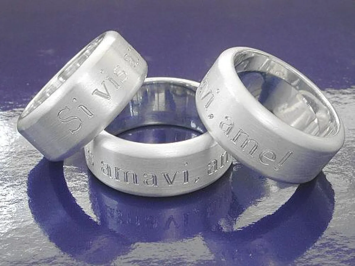 Der Ame!-Ring in Sterlingsilber