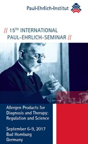 Bild: 15. Internationales Paul-Ehrlich-Seminar  zu Diagnostik und Therapie von Allergien