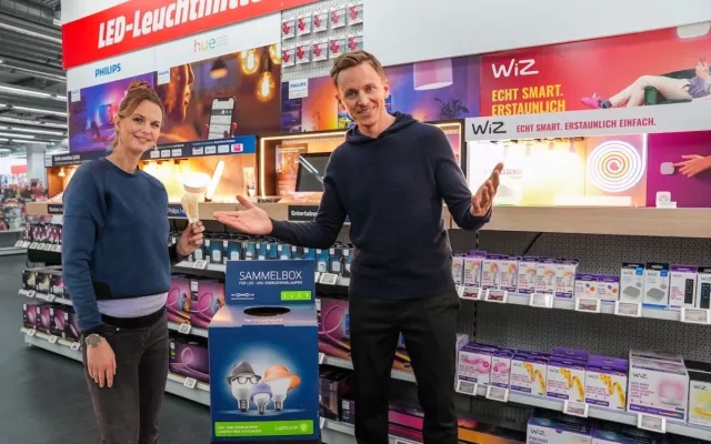 Bild: Einfacher als Olympiasiege: Britta Steffen und Jochen Breyer geben Nachhaltigkeitstipps