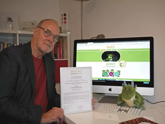 Bild: Deutscher Lesepreis für den Leiter der LegaKids Stiftung