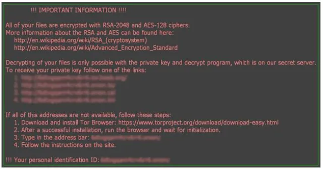 Bild: Lukitus Ransomware - neue Variante vom Locky Virus