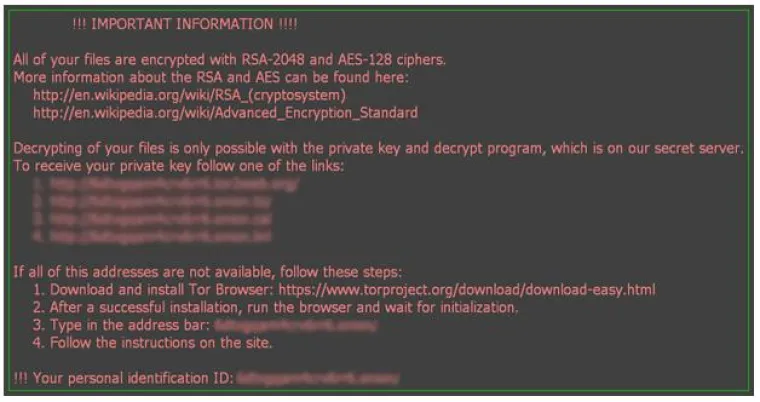 Bild: Lukitus Ransomware - neue Variante vom Locky Virus