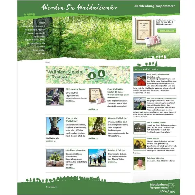 DIE WALDAKTIE - Erfurter Agentur WELTLABOR realisiert innovatives Projekt zum Klimaschutz Bild: DIE WALDAKTIE - Erfurter Agentur WELTLABOR realisiert innovatives Projekt zum Klimaschutz