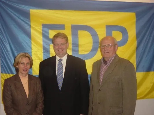 Bild: FDP-MdB Wolff in Bad Oldesloe - Den 7. Sinn für die Sicherheit schärfen