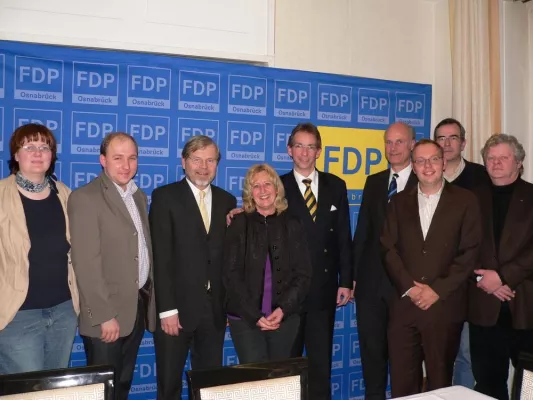 Bild: FDP Osnabrück-Stadt blickt af zwei sehr erfolgreiche Jahre zurück - Kreisvorstand neu gewählt