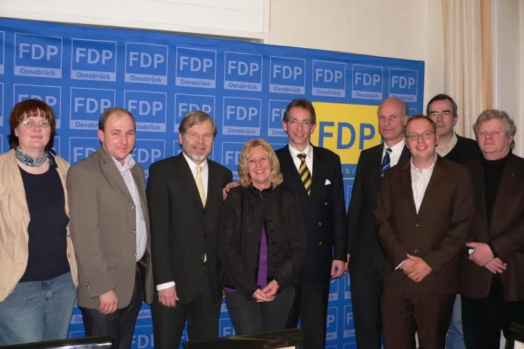 Bild: FDP Osnabrück-Stadt blickt af zwei sehr erfolgreiche Jahre zurück - Kreisvorstand neu gewählt