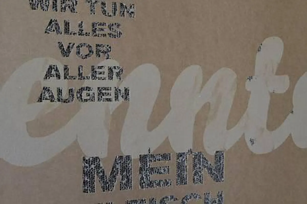 Petra Mattheis, Beute (Raum 6), 2010/11, Wabenpappe, 198 x 322 x 230 cm, Detail