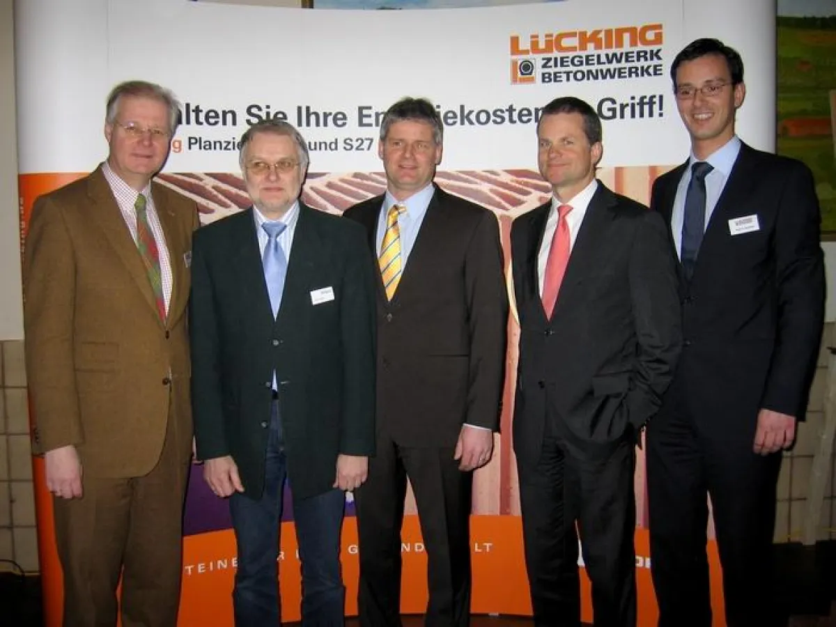 Namhafte Referenten bei den Unipor-Fachseminaren: Joachim Thater (Unipor-Mitgliedswerk Lücking), Jürgen Flesken (Vaillant), Dipl.-Ing. Tim Stollberg (Schöck Bauteile GmbH), Roger Krell (Rechtsanwalt) 